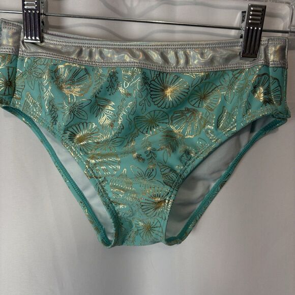 Disney Store Girls Med / 8 Ariel Little Mermaid Deluxe Adaptive 3 Piece Swim Set - Picture 7 of 16